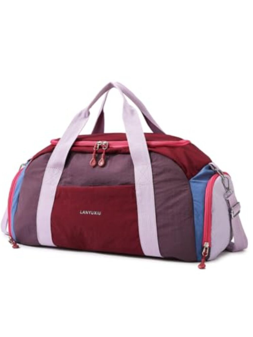 Waterproof Travel Duffel Bag with Shoes Compartment, Airline Carry On